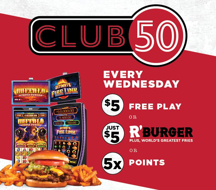 Club 50 Every Wednesday