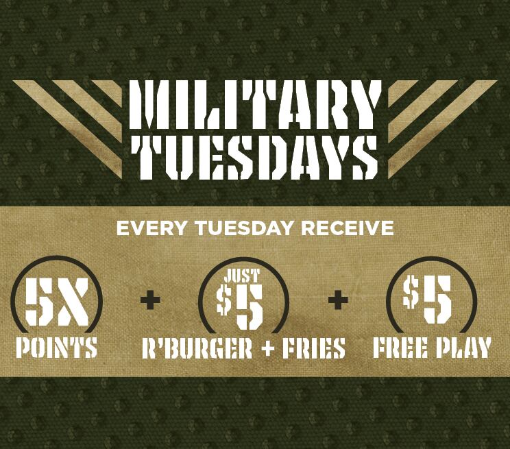 Military Tuesdays Promotion