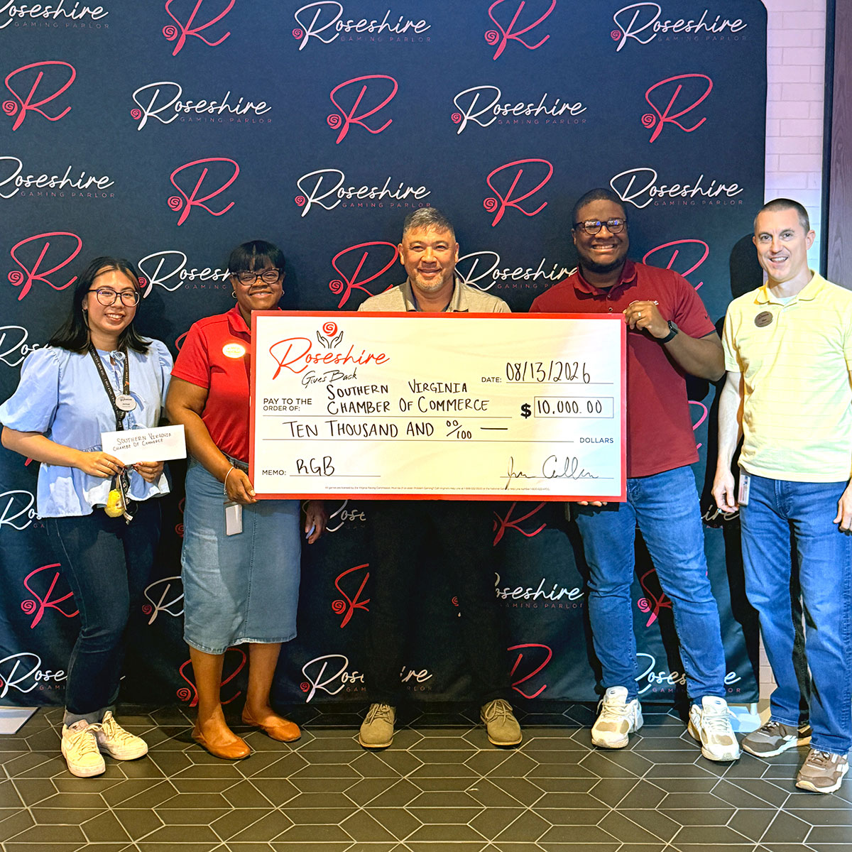 Southern VA Chamber of Commerce Donation